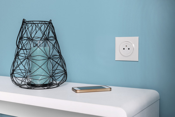 Prise 2 pôles + terre affleurante "Dooxie" blanc - Legrand - Brico Dépôt