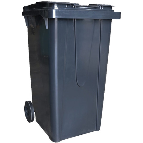Conteneur poubelle roulant avec couvercle 240 L - Brico Dépôt