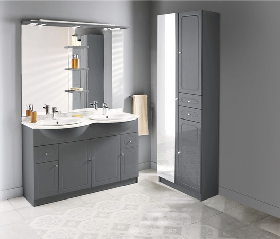 Coque "Majorca" grise 130 cm Épaisseur de 16 mm - Brico Dépôt