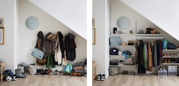 Crémaillère simple 50 cm blanc "lony" - H.495 mm x P. 12 mm x L. 18 mm - Form - Brico Dépôt