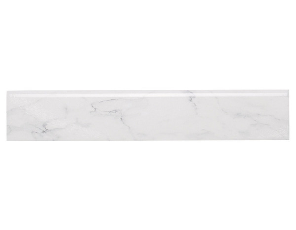 Plinthe "Elegance Marble" blanc - 8 x 45 cm - Colours - Brico Dépôt