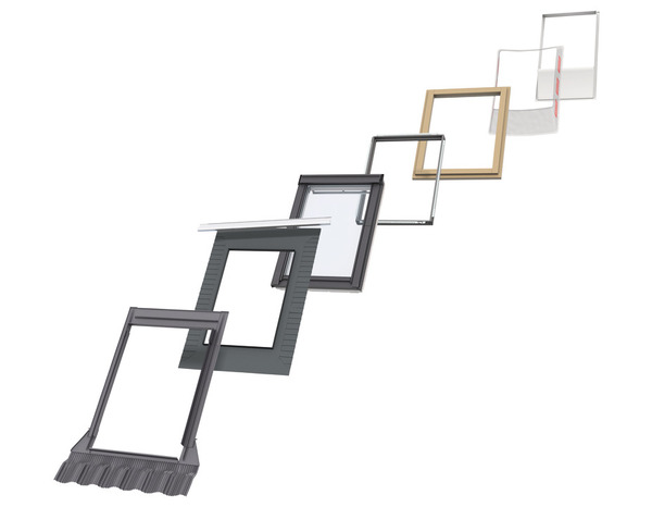 Raccord d'étanchéité EDW MK04 gris pour fenêtre de toit haut. 98 x larg. 78 cm - Velux - Brico Dépôt