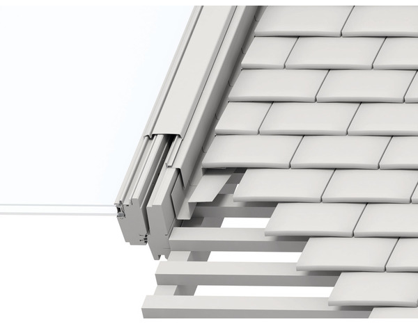 Raccord d'étanchéité EDP CK02 gris pour fenêtre de toit haut. 78 x larg. 55 cm - Velux - Brico Dépôt