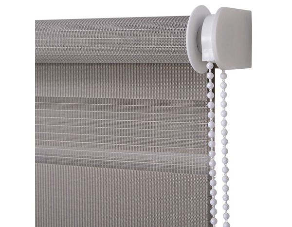 Store enrouleur jour/nuit polyester zébré blanc - l. 160 X H. 180 cm - Colours - Brico Dépôt