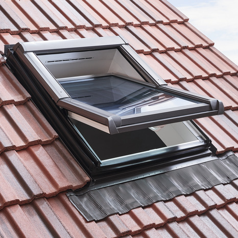 Raccord d'étanchéité RF0010 anthracite pour fenêtre de toit haut. 78 x larg. 55 cm - Brico Dépôt