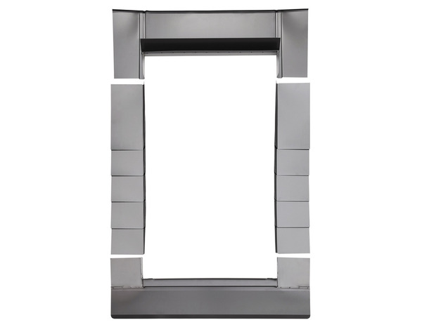 Raccord d'étanchéité RF0015 anthracite pour fenêtre de toit haut. 78 x larg. 55 cm - Brico Dépôt