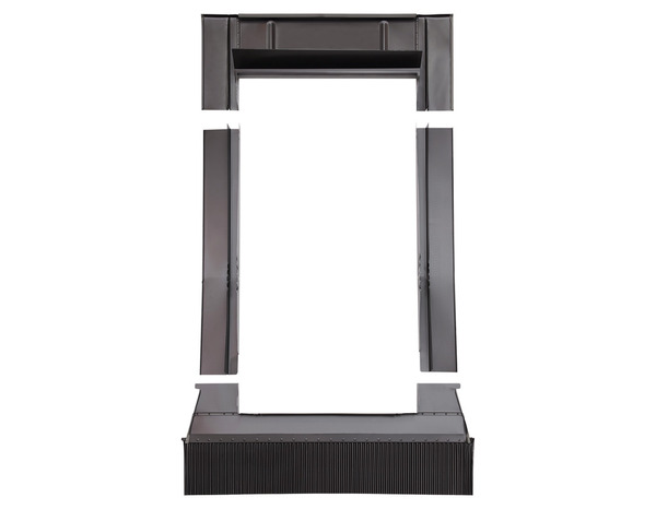 Raccord d'étanchéité RF005 anthracite pour fenêtre de toit haut. 78 x larg. 55 cm - Brico Dépôt