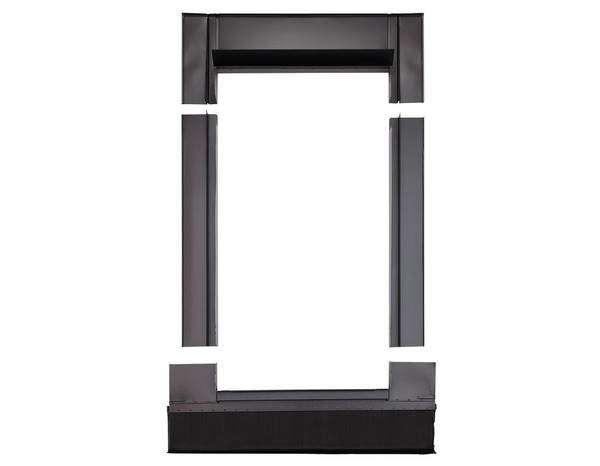 Raccord d'étanchéité RF009 anthracite pour fenêtre de toit haut. 118 x larg. 114 cm - Brico Dépôt