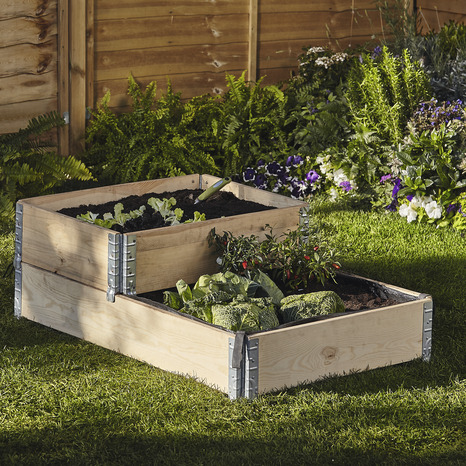 Petit carré potager 80 x 60 cm - Brico Dépôt