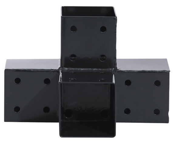 Connecteur d'angle 4 directions gris "Lyna" - 90 x 90 mm - Marque BLOOMA - Brico Dépôt