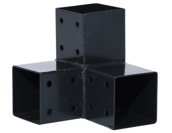 Connecteur d'angle 3 directions gris "Lyna" - 90 x 90 mm - Marque BLOOMA - Brico Dépôt