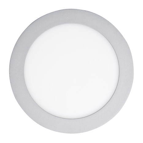 Spot à encastrer extra plat rond led intégrée "Octave" argenté Ø 17 cm - Colours - Brico Dépôt