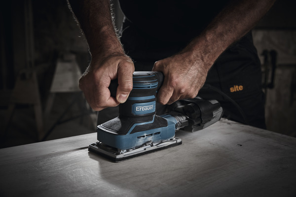 Ponceuse vibrante filaire 115 x 230 mm 350W - EHSS350 - Erbauer - Brico Dépôt