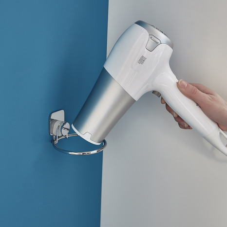 Support sèche cheveux "Koros" - GoodHome - Brico Dépôt