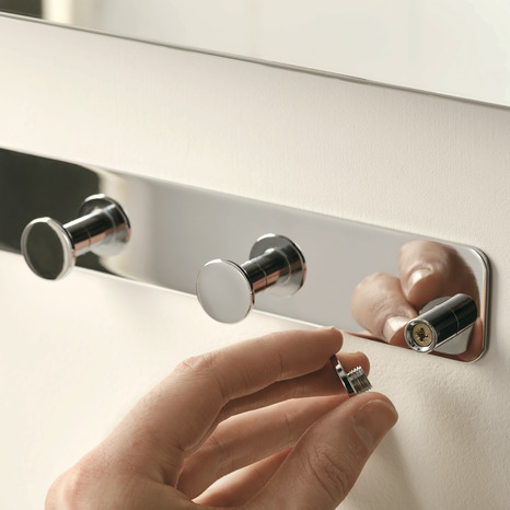 Support 7 crochets chrome "Koros" - GoodHome - Brico Dépôt