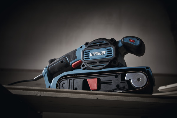 Ponceuse à bande filaire EBS950 950W - Erbauer - Brico Dépôt