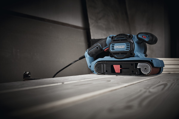 Ponceuse à bande filaire EBS950 950W - Erbauer - Brico Dépôt