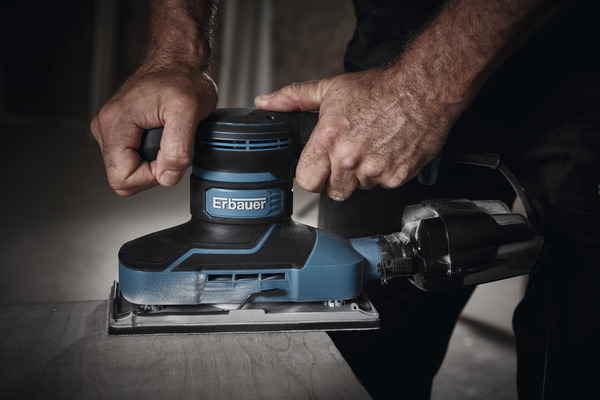 Ponceuse vibrante filaire 90 x 187 mm 260W - ETSS260 - Erbauer - Brico Dépôt