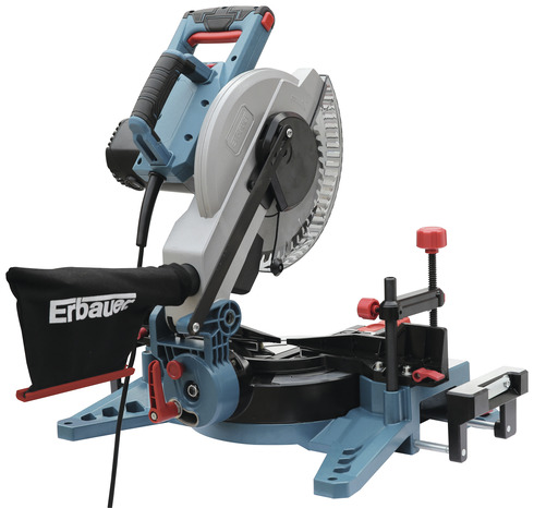 Scie à onglet filaire 1800W - EMIS254C - Erbauer - Brico Dépôt