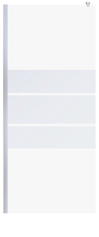 Paroi de douche à l'italienne Walk_In "Beloya" l.100 cm en verre effet miroir - GoodHome - Brico Dépôt