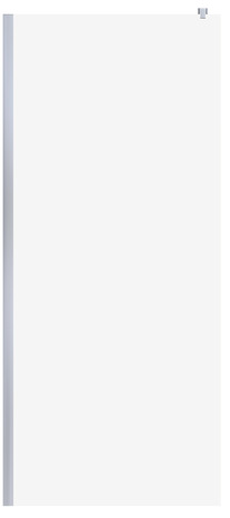 Paroi de douche à l'italienne Walk-In "Beloya" l.100 cm en verre transparent - GoodHome - Brico Dépôt