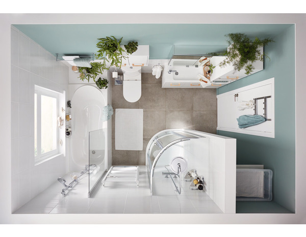 Pare-baignoire "Calera" 1 volet - GoodHome - Brico Dépôt