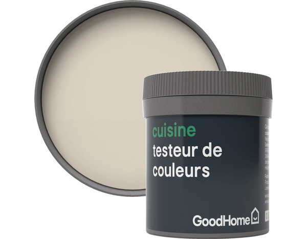 Testeur peinture cuisine acrylique mat beige Cancún 50 ml - GoodHome - Brico Dépôt