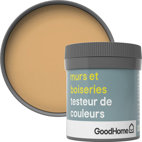 Testeur Peinture murs et boiseries intérieure acrylique Satin Orange Granada 50 ml - GoodHome - Brico Dépôt