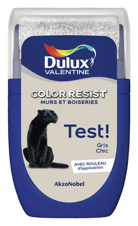 Testeur Peinture murs et boiseries intérieure acrylique Mat Gris chic 30 ml - Dulux Valentine - Brico Dépôt