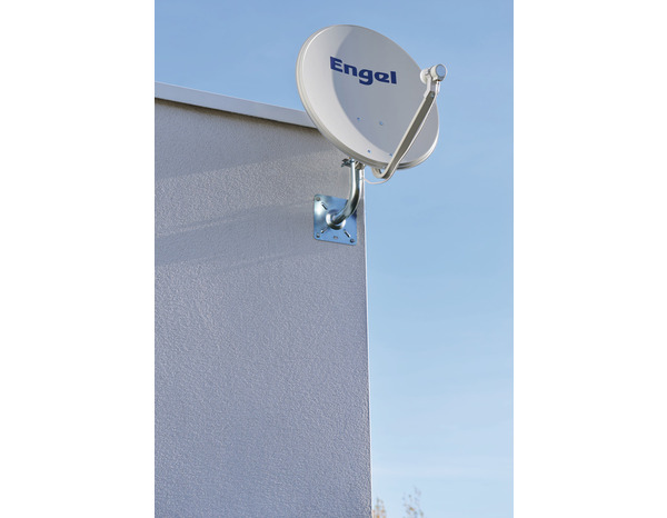 Antenne satellite 60 cm 1 tête - 1 sortie - Brico Dépôt