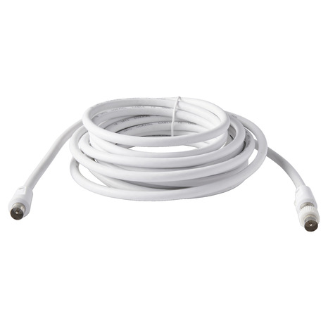 Câble coaxial mâle / femelle 5 m - Blyss - Brico Dépôt