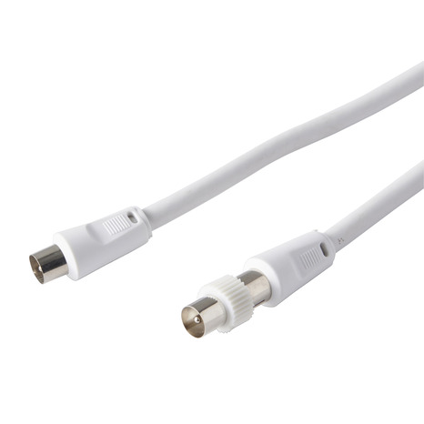 Câble coaxial mâle / femelle 5 m - Blyss - Brico Dépôt