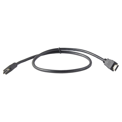 Câble HDMI mâle/mâle noir - L. 0,75 m - Brico Dépôt