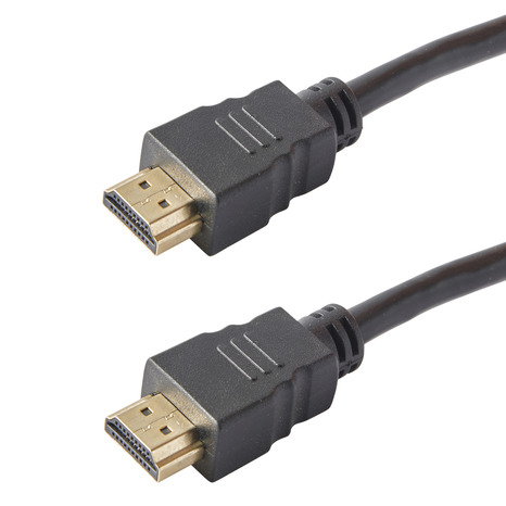 Câble HDMI mâle / mâle en or - 1,5 m - Blyss - Brico Dépôt