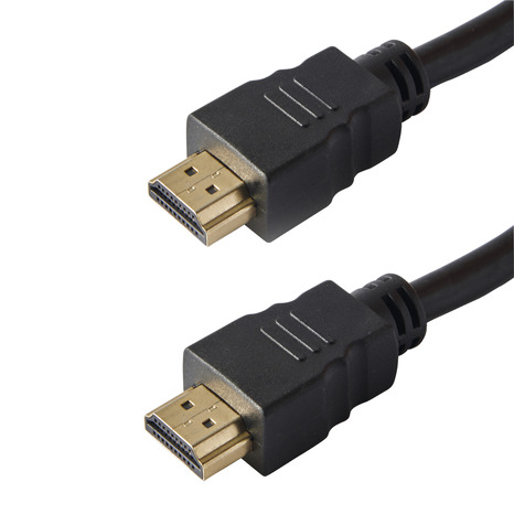 Câble HDMI mâle / mâle en or - 3 m - Blyss - Brico Dépôt