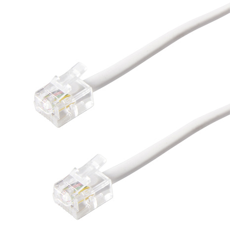 Câble RJ11 - fiche plate - 5 m - Blyss - Brico Dépôt