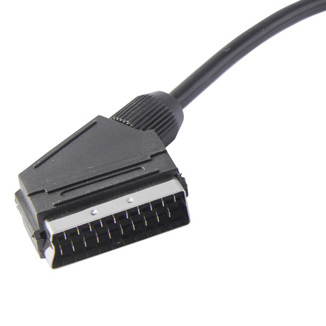 Bloc 5 prises péritel avec cordon péritel mâle - Blyss - Brico Dépôt