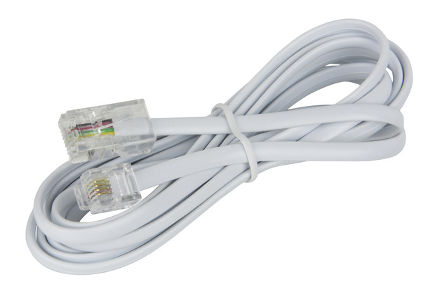 Cordon mâle RJ11 / mâle RJ45 - 2 m - Blyss - Brico Dépôt