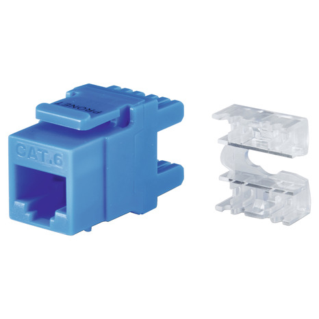 Lot de 4 connecteurs Ethernet RJ45 femelle catégorie 6 - Blyss - Brico Dépôt