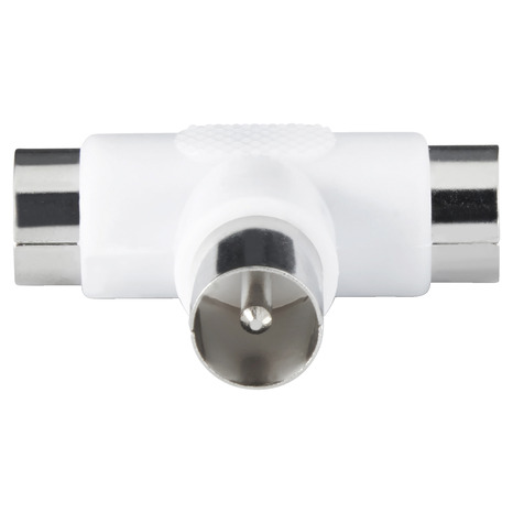 Répartiteur coaxiale TV en T 9,52 mm - Brico Dépôt