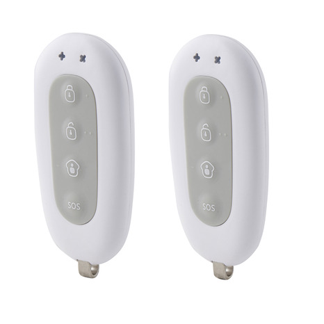 Lot de 2 télécommandes L. 7,1 x l. 3,8 x H. 1,2 cm. - Brico Dépôt