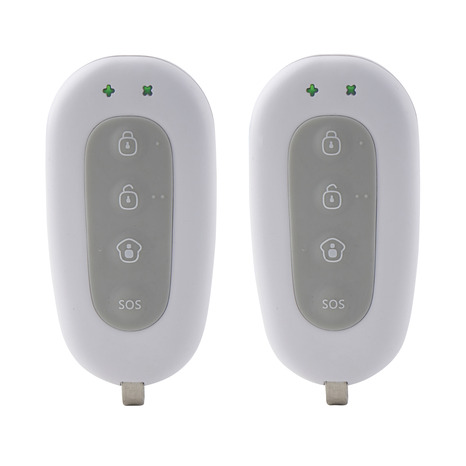 Lot de 2 télécommandes L. 7,1 x l. 3,8 x H. 1,2 cm. - Brico Dépôt