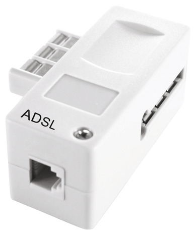 Filtre ADSL mâle T - 1 femelle rJ11 - Avidsen - Brico Dépôt