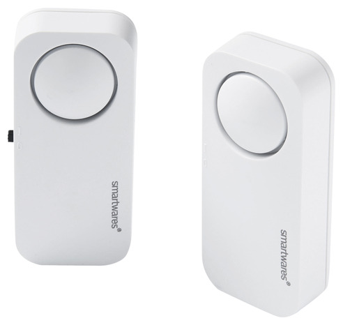 Lot de 2 détecteurs de brise vitre avec sirène - Brico Dépôt