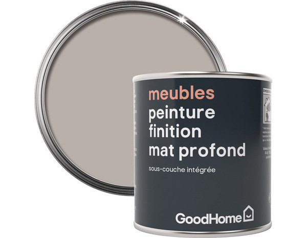 Peinture de rénovation meubles acrylique mat profond beige Arica 125 ml - GoodHome - Brico Dépôt