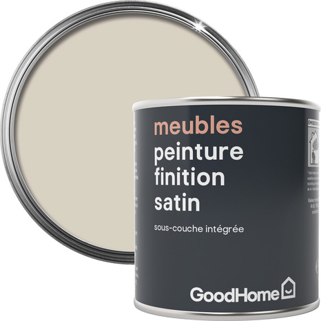 Peinture de rénovation meubles acrylique satin beige Cancún 125 ml - GoodHome - Brico Dépôt
