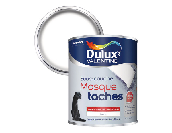 Sous-couche anti-tâche blanche 750 mL - Dulux Valentine - Brico Dépôt