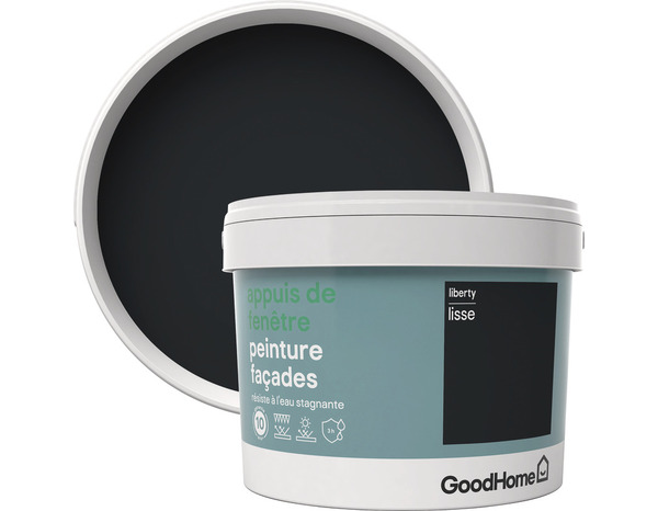Peinture façades, boiseries et rebord de fenêtre Liberty 2,5 L - GoodHome - Brico Dépôt
