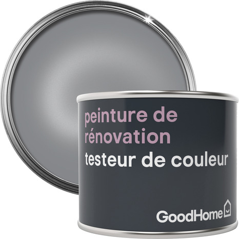 Testeur peinture de rénovation acrylique métallisé argent Beverly Hills 70 ml - GoodHome - Brico Dépôt