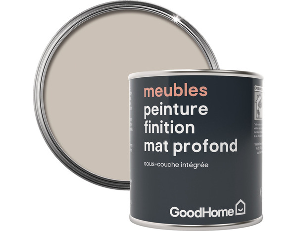 Peinture de rénovation meubles acrylique mat profond beige Tijuana 125 ml - GoodHome - Brico Dépôt